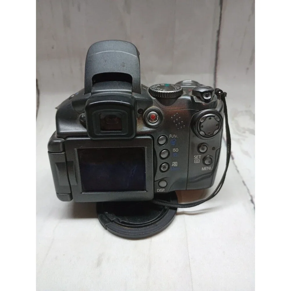 Canon PowerShot S3 IS Black 6.0MP Digital Camera As Is For Parts Only